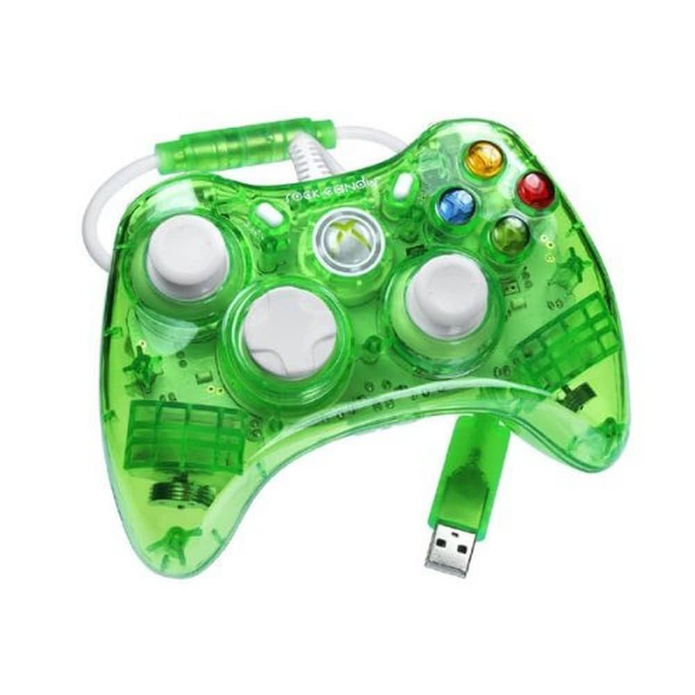 Rock Candy Wired Xbox 360 Controller [Lala Lime Green] - Xbox 360
