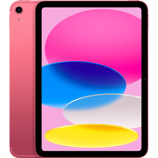 Apple iPad (10th Generation): with A14 Bionic chip, 10.9-inch Liquid Retina Display, 64GB, Wi-Fi 6, 12MP front/12MP Back Camera, Touch ID, All-Day Battery Life – Pink
